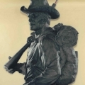Mormon Battalion Soldier clay